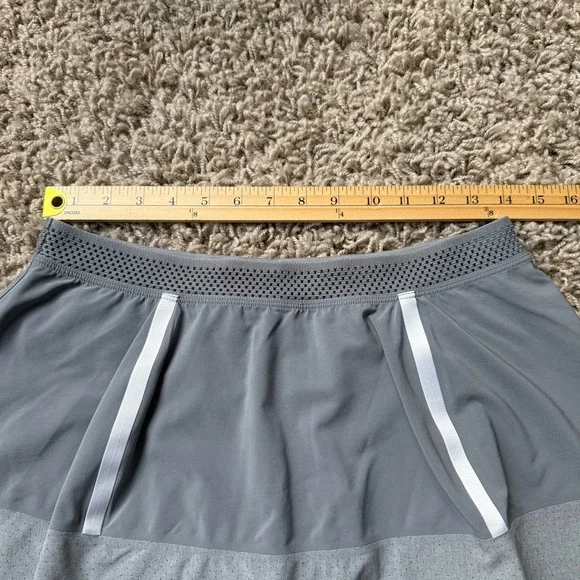 Nike Womens Premier Maria Sharapova Tennis Pickleball Skort Silver Gray - Med - Picture 3 of 6
